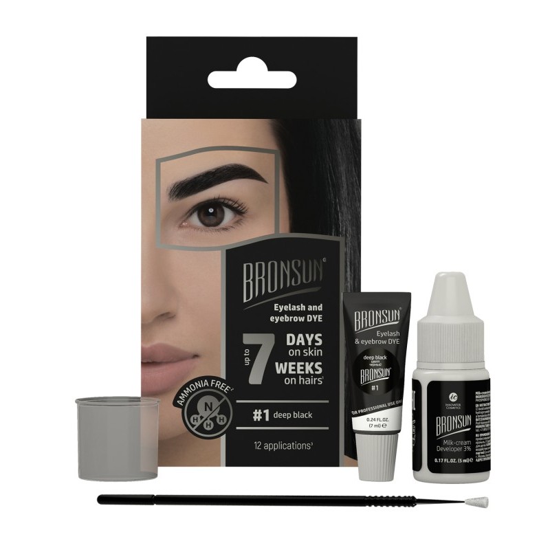 KIT VOPSEA SPRANCENE BRONSUN - DEEP BLACK NR.1
