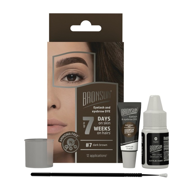 KIT VOPSEA SPRANCENE BRONSUN - DARK BROWN NR.7