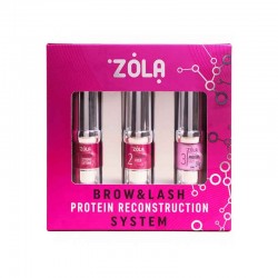 Set laminare gene si sprancene - Brow&Lash Protein Reconstruction System ZOLA