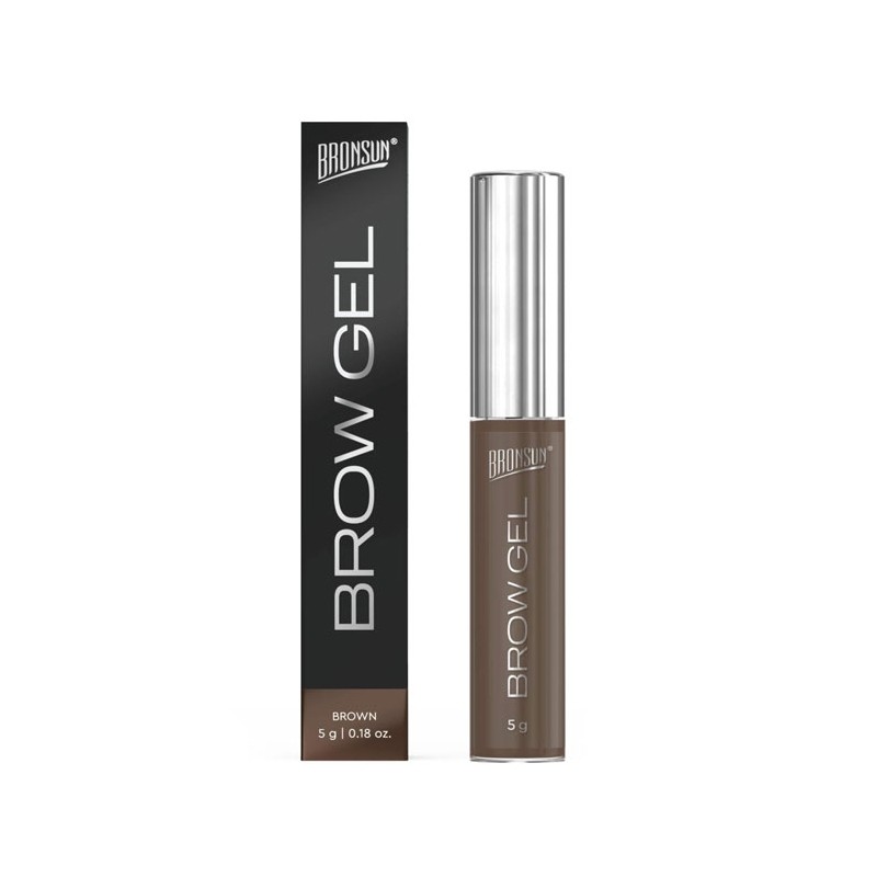 Gel fixare sprancene BRONSUN, maro