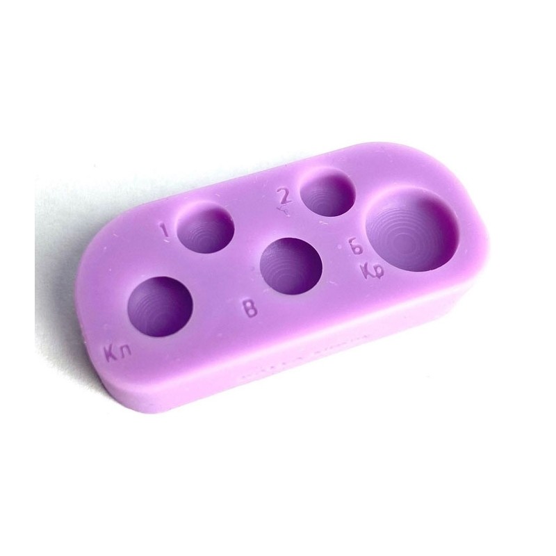 Paleta dozator 5 compartimente, mov - Katya Vinog
