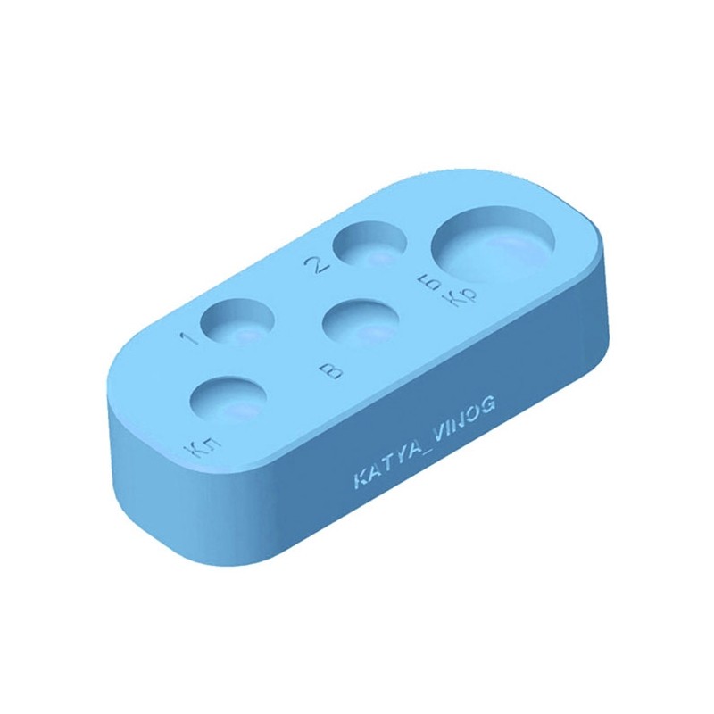 Paleta dozator, albastru deschis - Katya Vinog