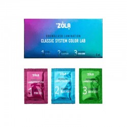 Set Laminare Sprancene si Gene Sachet Step 1, 2, 3 Color Lab ZOLA
