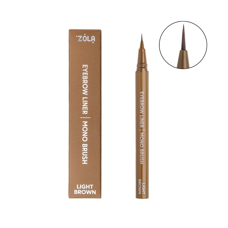 Eyebrow Liner Mono Brush ZOLA Light Brown