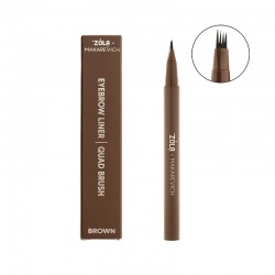 Eyebrow Liner Quad Brush ZOLA x Makarevich Brown
